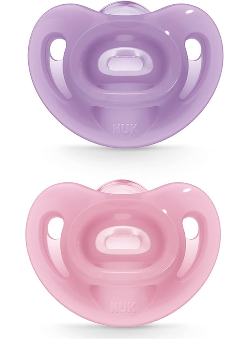 نوك لهايات تقويم الأسنان الحساسة للفتيات من نوك، عبوة من قطعتين - Image 1