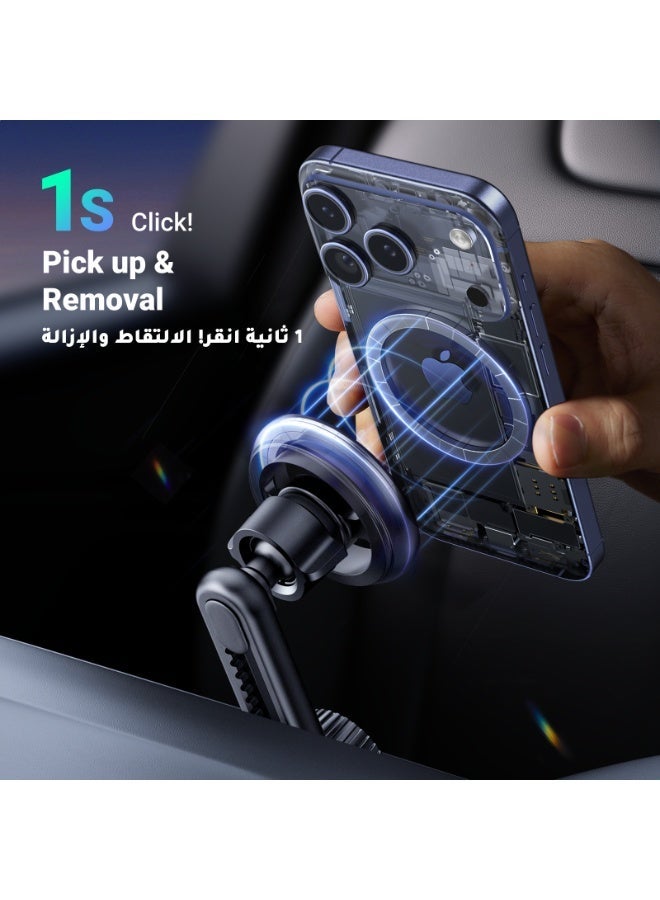 Ugreen Magsafe Car Mount, Never Block Air Vent: 2024 Upgraded 3Rd-Gen Ultra Stable Car Phone Holder Air Vent Magnetic Car Mobile Holder Rotatable Car Mount Fit For iPhone 16/15/14 Galaxy S24 S23 S22, Xiaomi Black - Image 4