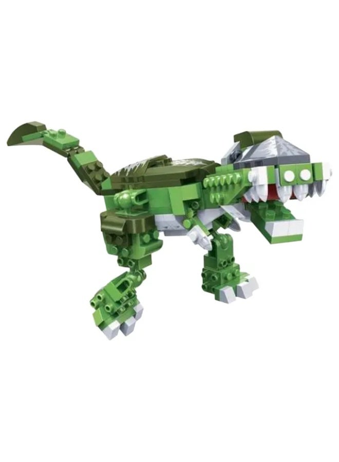 BanBao مجموعة كتل البناء التعليمية دينو، مجموعة بناء للأطفال، نشاط STEM للأولاد من عمر 4 سنوات فما فوق، ألعاب الديناصورات للأطفال 135 قطعة كتل بناء 6859 - Image 3