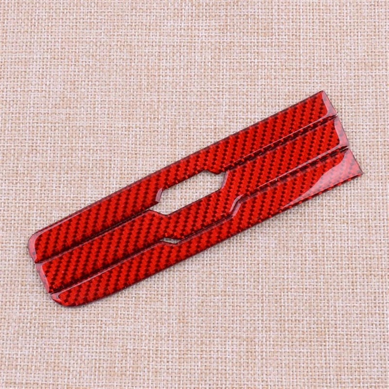 DEMULAX Red Carbon Fiber Air Vent Cover Trim for Chevrolet Camaro - Image 3