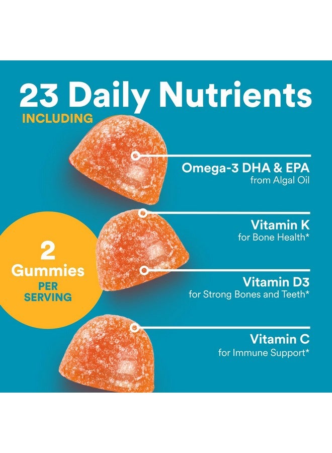 SmartyPants SmartyPants Teen Guy Multivitamin Gummies - Improved Formula: Omega 3 (DHA/EPA), Vitamin D3, C, Vitamin B12, B6, A, K & Zinc, Folate, Gluten Free, Fruit Flavor, 60 Count (30 Day Supply) - Image 4