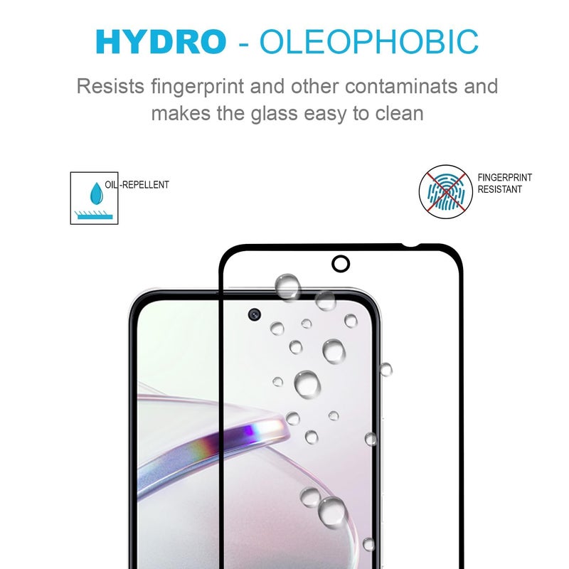 Mobilebies Premium Tempered Glass Screen Protector Guard For Realme Narzo 70 Turbo 5G (6.67 Inch, Pack of 1) | Edge to Edge Coverage With Easy to installation kit - Image 2