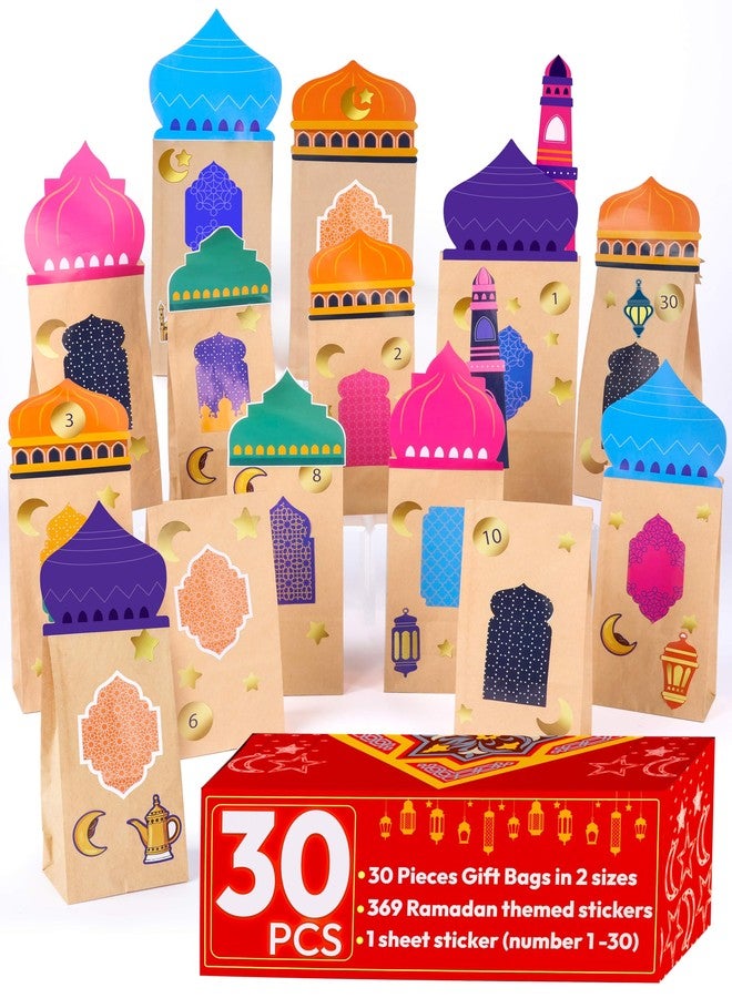 OLEEK ramadan advent calendar for kids - Ramadan decorations for home 2026 - Ramdan calendar - Ramadan gifts - ramadans decor - eid mubarak gift bags for kids - ramadan's mubarak bags - ramadans boxes - Image 1