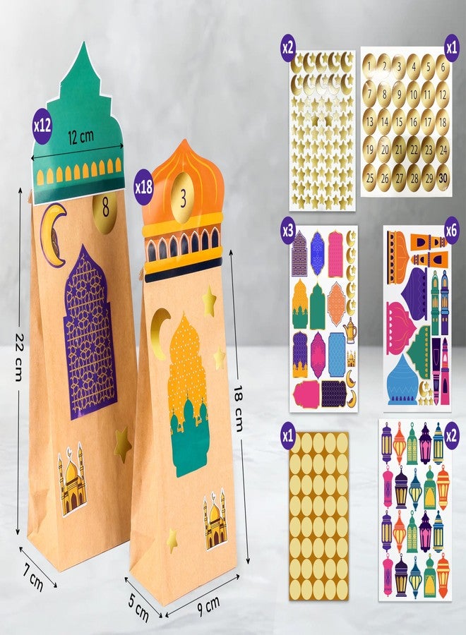 OLEEK ramadan advent calendar for kids - Ramadan decorations for home 2026 - Ramdan calendar - Ramadan gifts - ramadans decor - eid mubarak gift bags for kids - ramadan's mubarak bags - ramadans boxes - Image 5