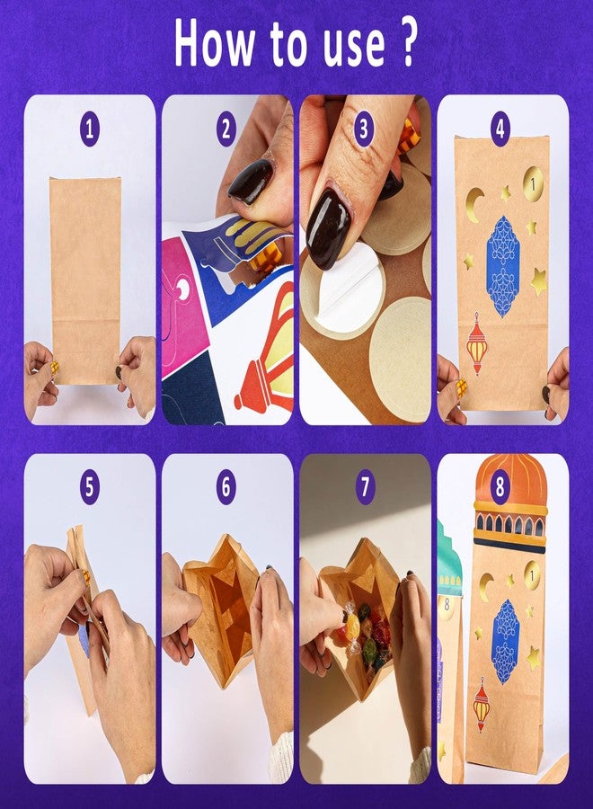 OLEEK ramadan advent calendar for kids - Ramadan decorations for home 2026 - Ramdan calendar - Ramadan gifts - ramadans decor - eid mubarak gift bags for kids - ramadan's mubarak bags - ramadans boxes - Image 4