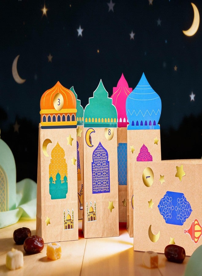 OLEEK ramadan advent calendar for kids - Ramadan decorations for home 2026 - Ramdan calendar - Ramadan gifts - ramadans decor - eid mubarak gift bags for kids - ramadan's mubarak bags - ramadans boxes - Image 3