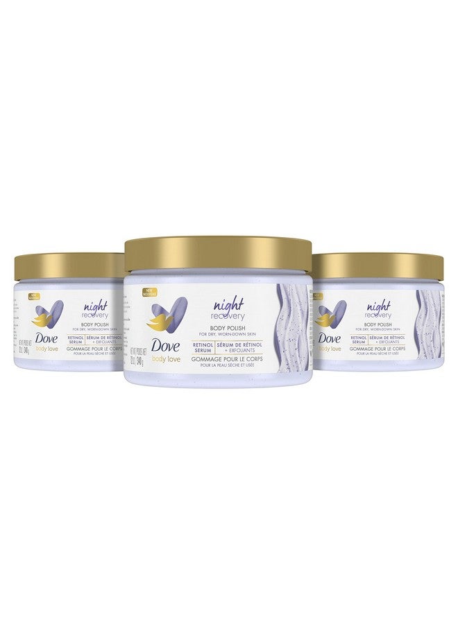 دوف مقشر الجسم دوف بودي لوف الليلي للعناية بالبشرة الجافة والمتعبة، مقشر للجسم بالريتينول والزيوت النباتية لبشرة ناعمة كالحرير، 12 أونصة - Image 1