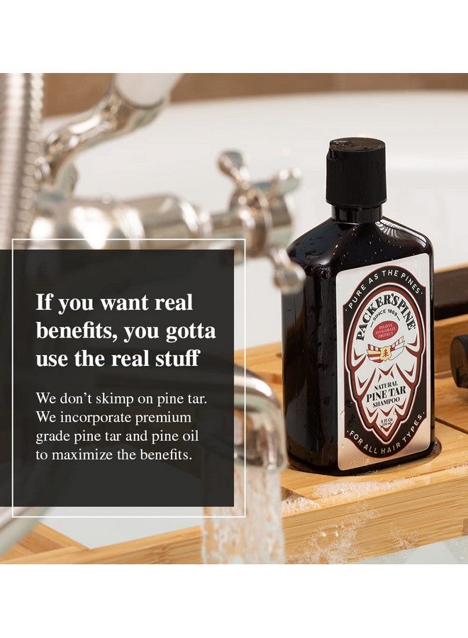 Packer's Pine Tar Shampoo ; The Original Mens Shampoo Made With Natural Pine Tar And Pine Oils ; Mens Shampoo & Camping Shampoo ; Paraben Sulfate And Creosote Free Shampoo - Image 3