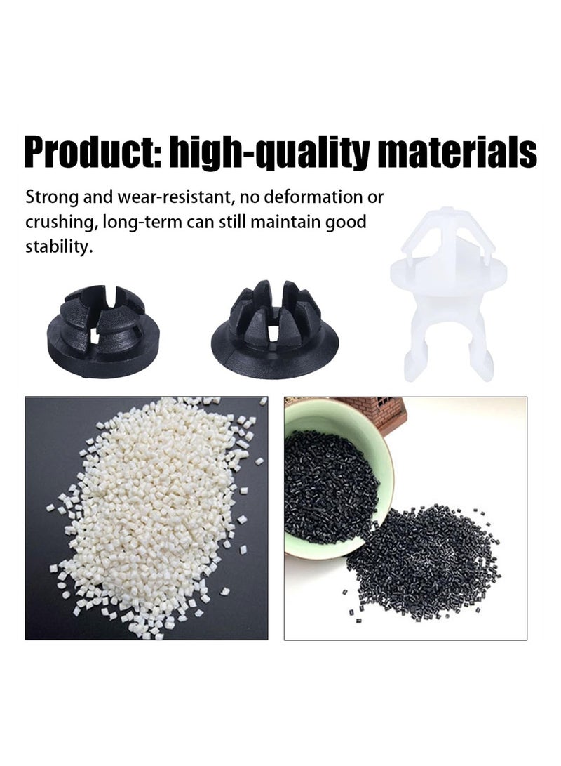 SYOSI 60Pcs Hood Prop Rod Holder Clips, Car Engine Hood Support Prop Rod Grommet Clips, Auto Decorative Accessories, Compatible with 91503-SS0-003, Fit for Most Cars Automobile Bracket - Image 3