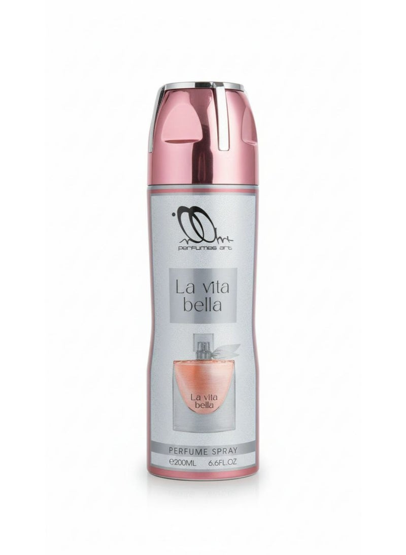 La Vita Bella Perfume Spray for Women - Sweet Floral Fragrance - 200ml - Image 1