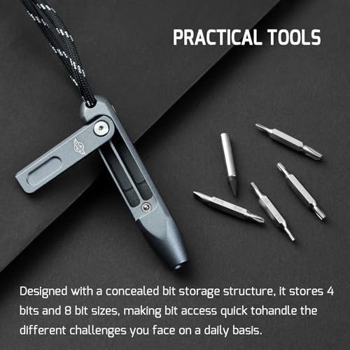 OKNIFE Otacle D1 Mini Precision Screwdriver Set, 9 in 1 EDC Multi Bit Pocket Screwdriver, Industrial S2 Steel Magnetic Bits for Work or Daily Use - Image 2