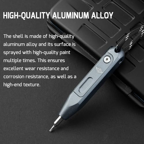 OKNIFE Otacle D1 Mini Precision Screwdriver Set, 9 in 1 EDC Multi Bit Pocket Screwdriver, Industrial S2 Steel Magnetic Bits for Work or Daily Use - Image 4