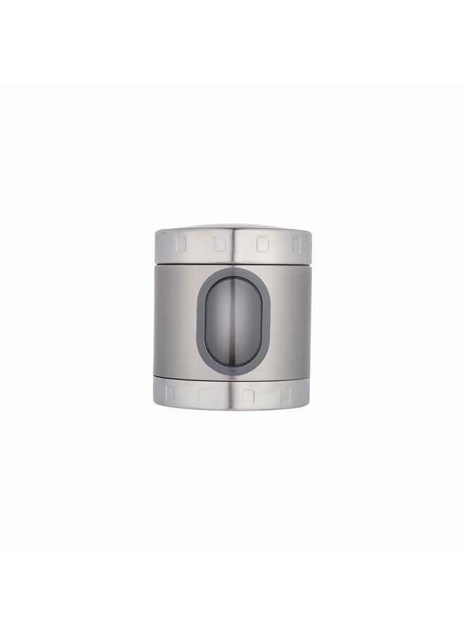 DUBBLIN Stainless Steel Storage jar container Fresher screw lid transparent visible window food safe steel Storage container 750 ml, 1 Piece, Silver - Image 1