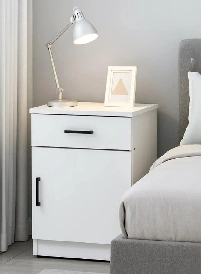 ليفينج طاولة سرير جانبية حديثة مع خزانة أدراج خشبية 40 × 40 × 60 سم - Image 1