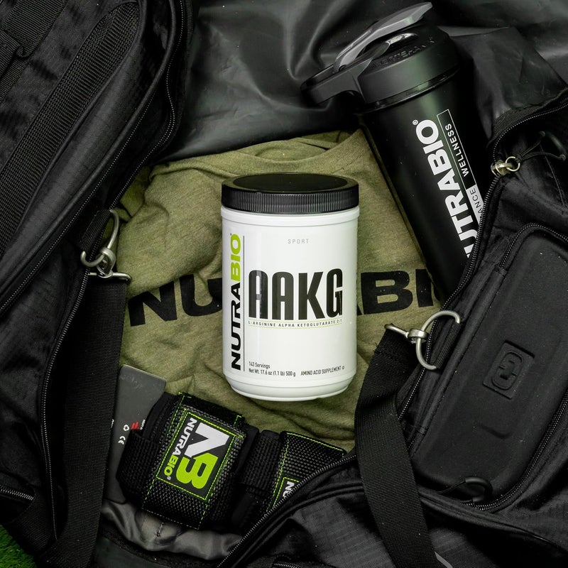NutraBio Arginine AKG Workout Supplement Powder 500g  Helps Support Lean Mass Gains Boost Nitric Oxide and Enhance Muscle Growth - Image 5