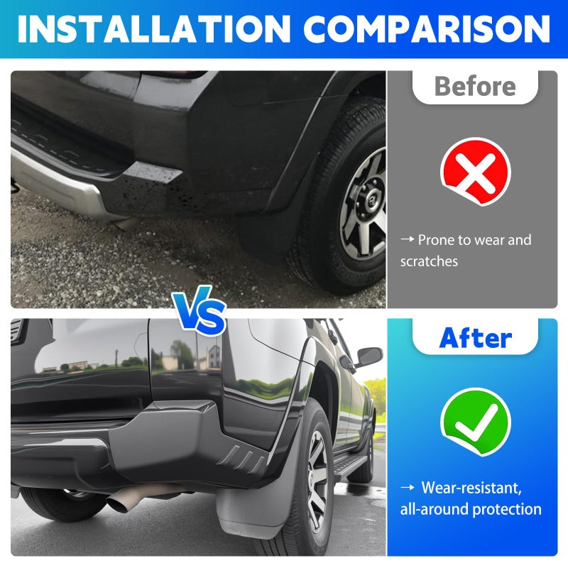 Titibett Rear Bumper Cover Fits for 2014-2024 Toyota 4Runner Bumper Protector Compatible with 4Runner Exterior Accessories Rear Bumper Corner Guard (Exclude TRD Sport Limited) - Image 2