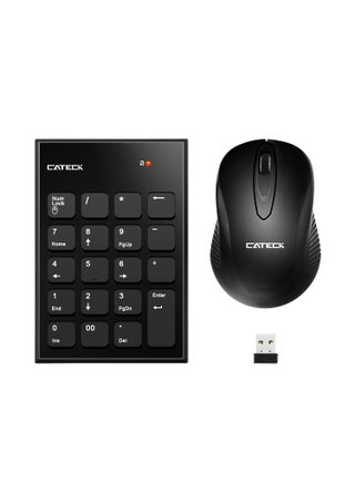 Numeric Keypad & Mouse Combo, Cateck 2.4G 19 Keys Wireless Mini USB Number Pad Keyboard and Mouse Combo with USB Receiver for Laptop Desktop PC Notebook- Just One USB Receiver - pzsku/Z1F335225E889E7494742Z/45/1749372242/90c6f98e-398d-48bb-94e7-78f632ed4aa8