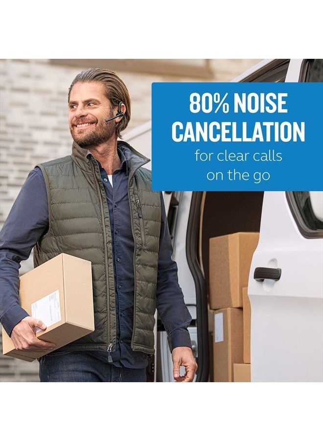 BlueParrott سماعة بلوتوث أحادية M300-XT مع خاصية إلغاء الضوضاء وخاصية عدم استخدام اليدين للهواتف المحمولة مع ما يصل إلى 14 ساعة من وقت التحدث للمحترفين والسائقين أثناء التنقل - Image 2