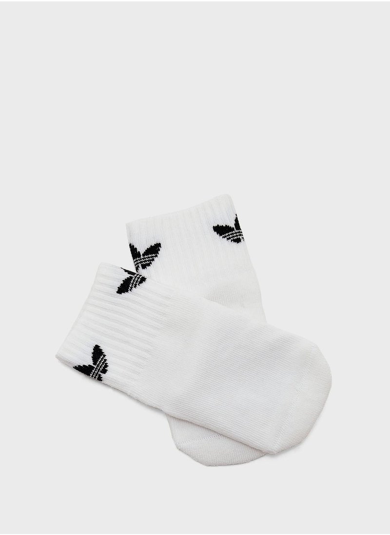 adidas Originals Kids 2 Pack Anti Slip Socks  - Image 2