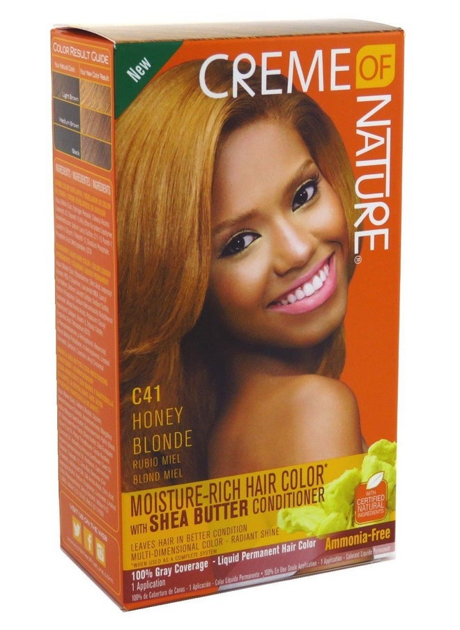 Creme of Nature Color C41 Honey Blonde Kit (3 Pack) 