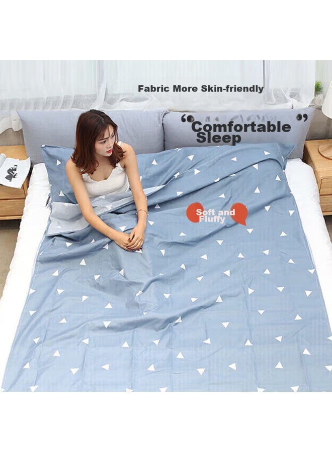 BeiJiLang Beijilang Travel Outdoor Bed Sheet, Comfortable 160*230cm, Indoor Dirt-proof, Portable Double Sleeping Bag Cover - Image 4