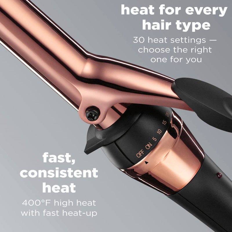 CONAIR INFINITIPRO Rose Gold Titanium 1-Inch Curling Iron, 1-inch barrel produces classic curls â€“ for use on short, medium, and long hair - Image 3