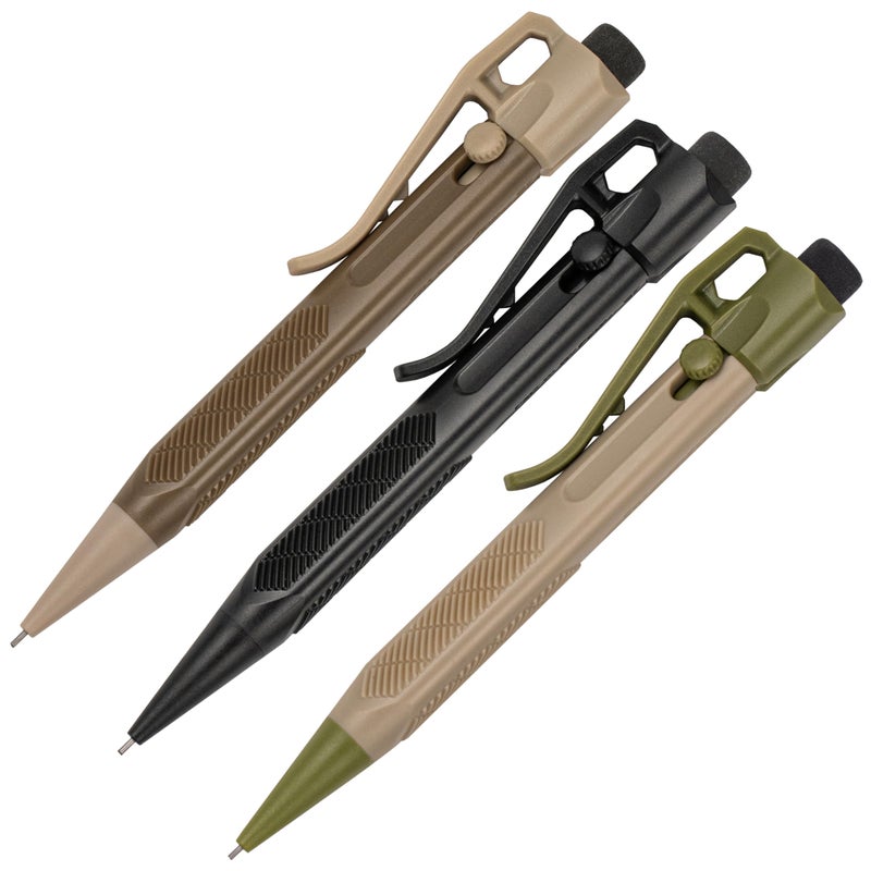 Rite in the Rain Durable Weatherproof Mini Slide-Click Mechanical Pencil, 3 Pack (No. TAC14) - Image 1