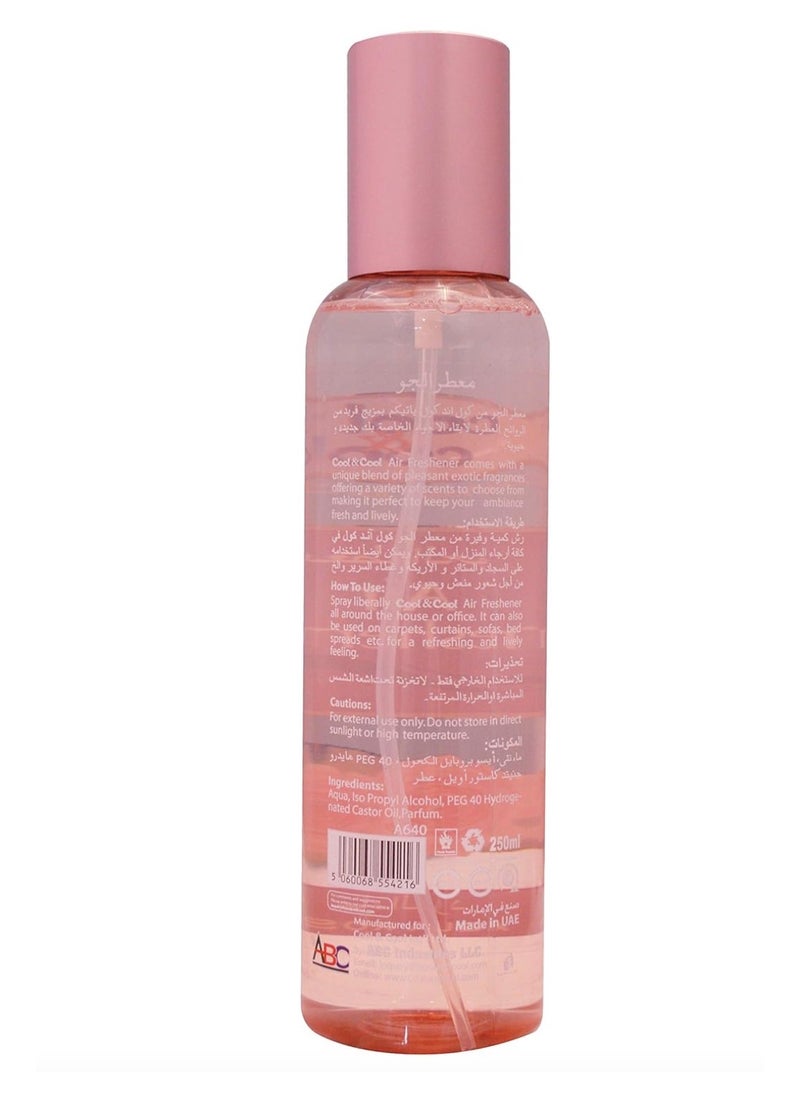 Cool & Cool Cool & Cool Air Freshener Aqua Rose 250 ML - Long-Lasting, Safe, Non-Toxic, Refreshing & Soothing Scent, Mood-Enhancing, Odor Eliminator  - Image 2