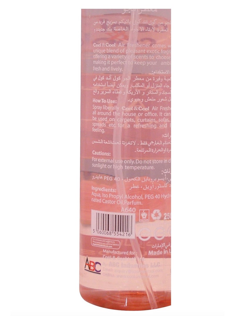 Cool & Cool Cool & Cool Air Freshener Aqua Rose 250 ML - Long-Lasting, Safe, Non-Toxic, Refreshing & Soothing Scent, Mood-Enhancing, Odor Eliminator  - Image 4