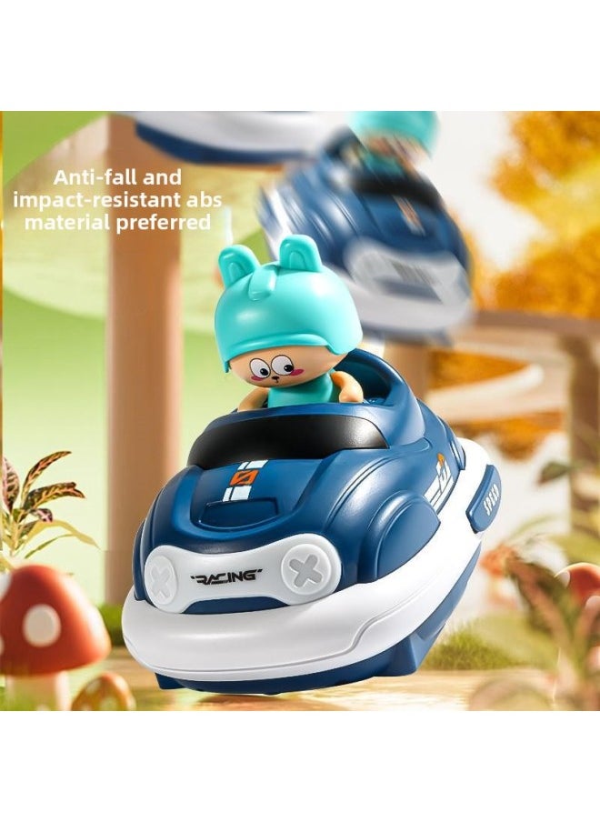 Generic Children's Remote Control Kart Bumper Car Doll Catapult Double Battle Parent-Child Interactive Drift Racing Boy Toy-Color:8881 Bumper Car + Single Rechargeable Battery Blue Color Box + Express Box 410g  - Image 3