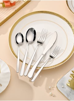 Sunhome SUNHOME 30-Piece Stainless Steel Cutlery Set Silver  - Image 3