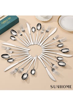 Sunhome SUNHOME 30-Piece Stainless Steel Cutlery Set Silver  - Image 4