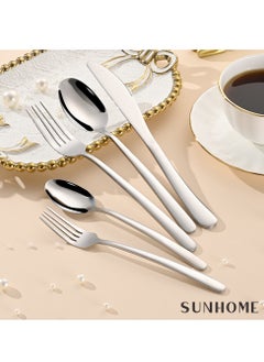 Sunhome SUNHOME 30-Piece Stainless Steel Cutlery Set Silver  - Image 5