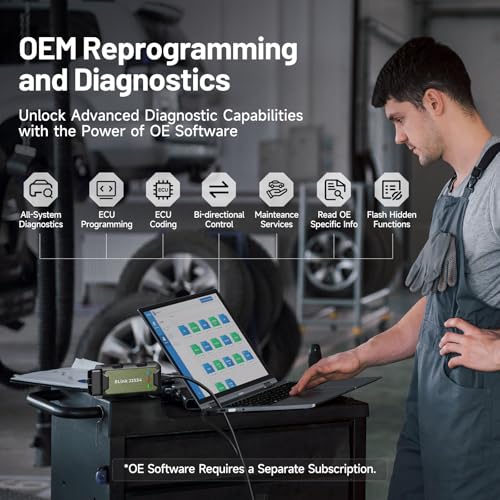 Topdon جهاز برمجة TOPDON RLink J2534 Pass-Thru، أداة إعادة برمجة وتشخيص OEM، VCI معزز J2534، يدعم J2534/D-PDU/CAN-FD/DoIP، متوافق مع أكثر من 13 علامة تجارية للسيارات، لا يتم توفير برنامج OE - Image 2