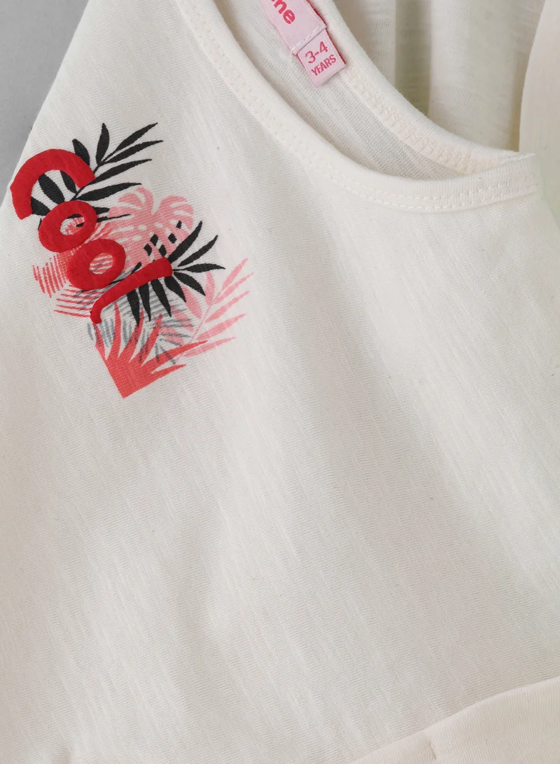 Jelliene Girls White "Tropic Cool" T-shirt