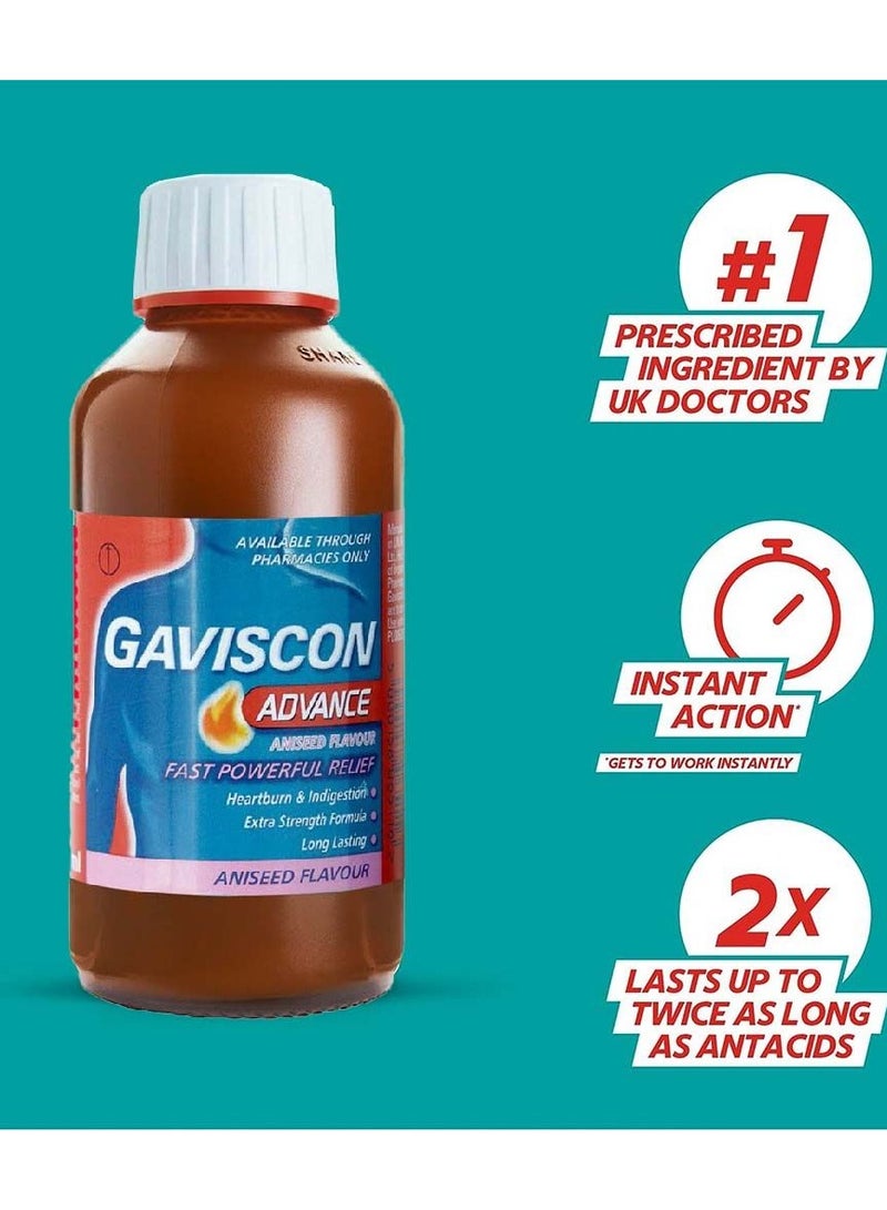 GAVISCON Advance Liquid Aniseed 300ml - Image 2