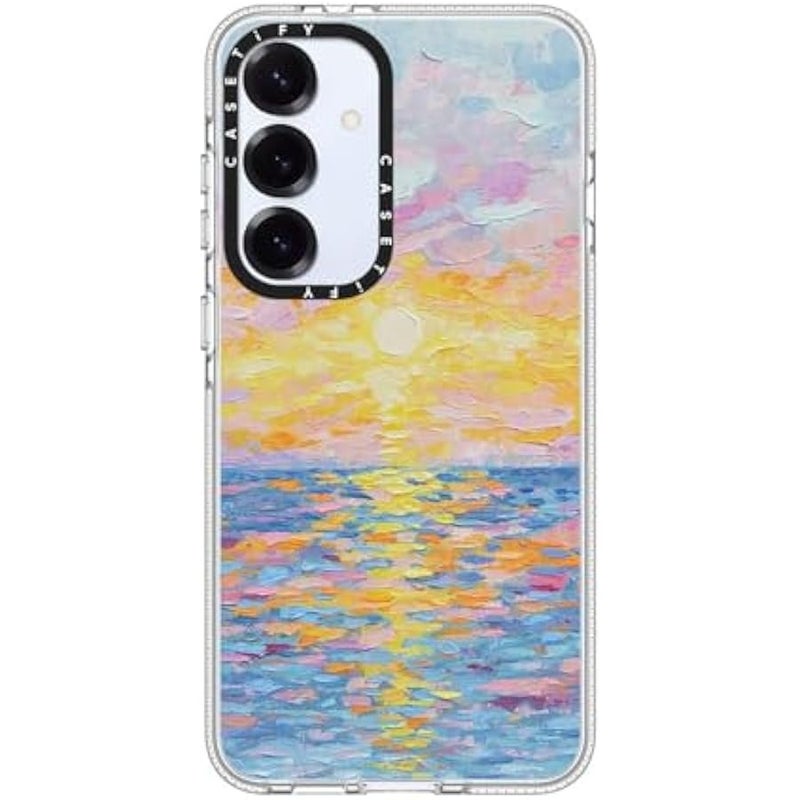 Casetify Magnetic Clear Galaxy S25+ Case 【Compatible with Magsafe】 - Frosted Sunset - Image 2
