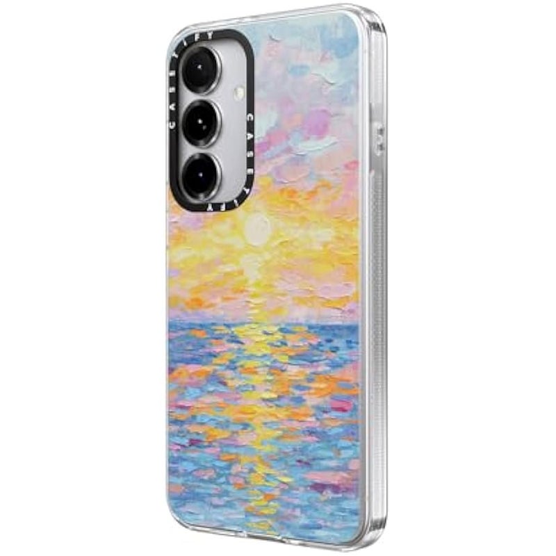 Casetify Magnetic Clear Galaxy S25+ Case 【Compatible with Magsafe】 - Frosted Sunset - Image 5
