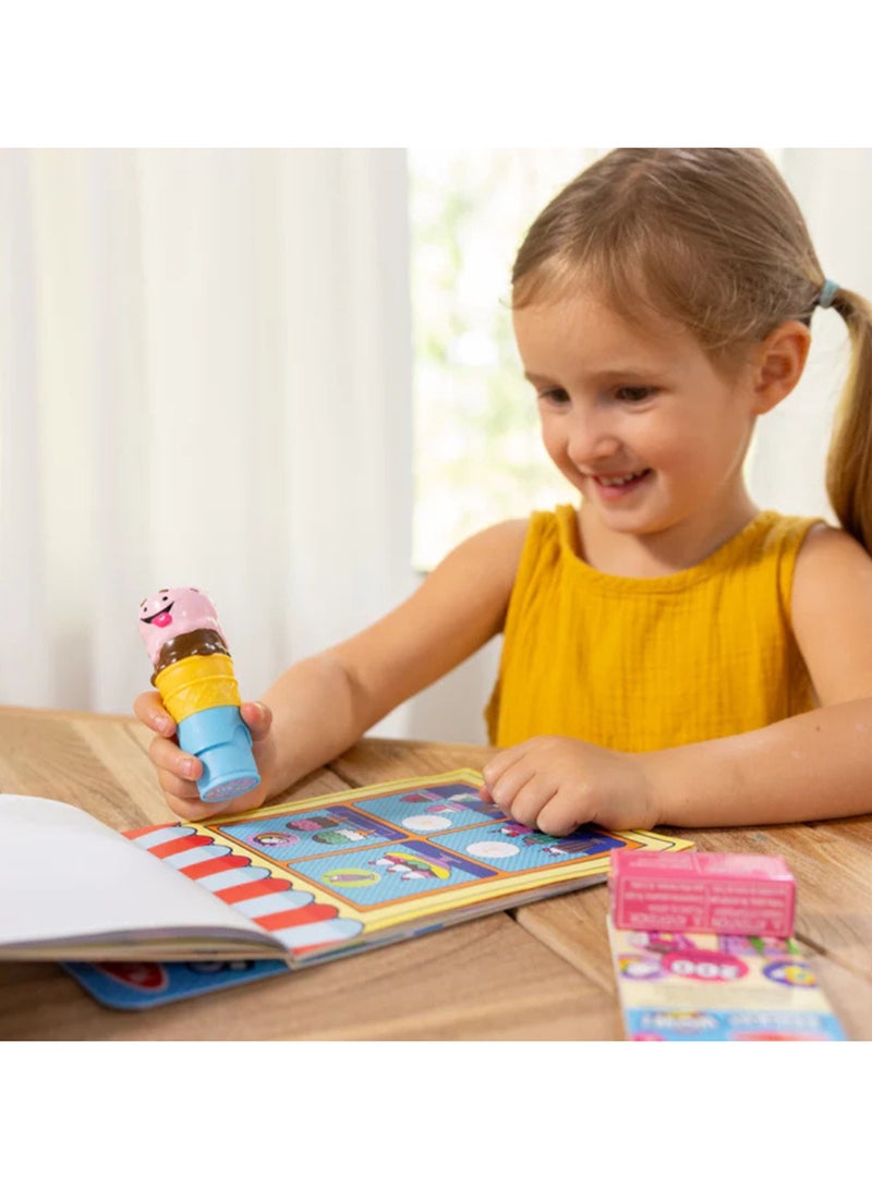 Melissa & Doug Sticker WOW! – Ice Cream Bundle (New Refill) – Mess-Free Sticker Stamper with Ice Cream Pad & Refill – Creative Fun for Fine Motor Skills & Imaginative Play for Kids Ages 3+ | SM-6075506 - Image 3