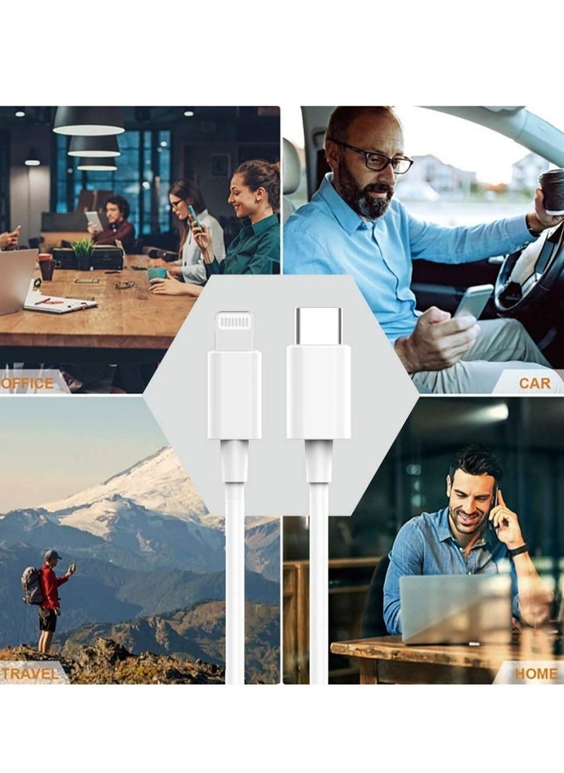 Generic - USB C to Lightning Cable 3m, [Apple MFi Certified] iPhone USB Type C to Lightning Fast Charging Cord for iPhone 14 13 12 11 Pro XR XS iPad Pro - Image 1