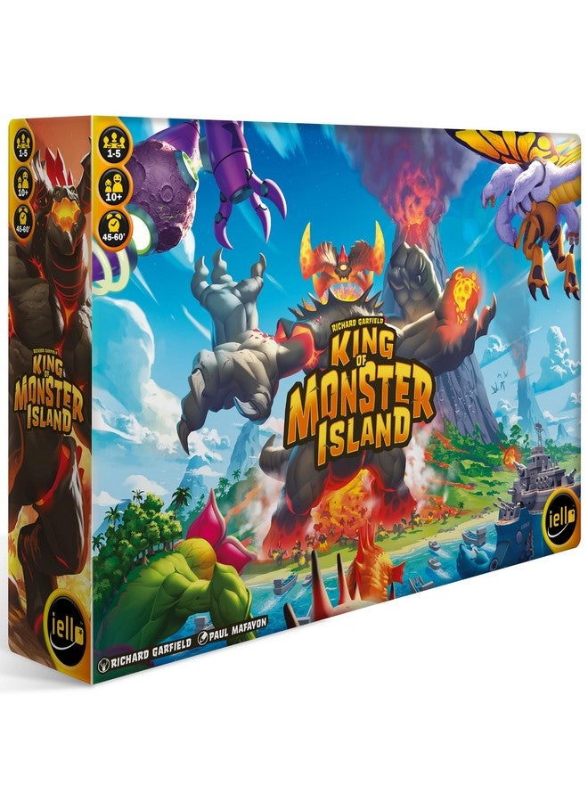 IELLO: King of Monster Island - Strategy Board Game, Sequel of The King of Line, Family Game, Play Cooperatively, Ages 10+, 1-5 Players, 60 Minutes - Image 1