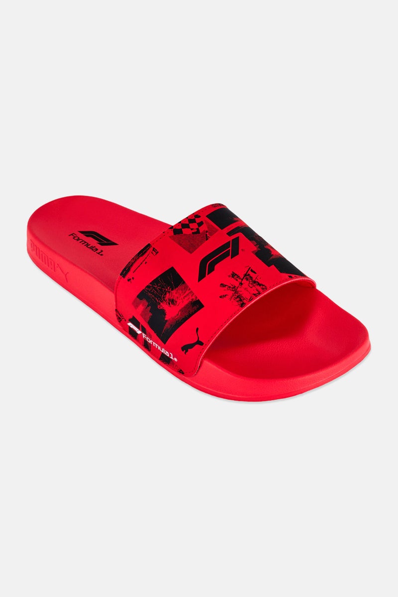 PUMA Men F1 Leadcat 2,0 Slip On Slides, Red - Image 1