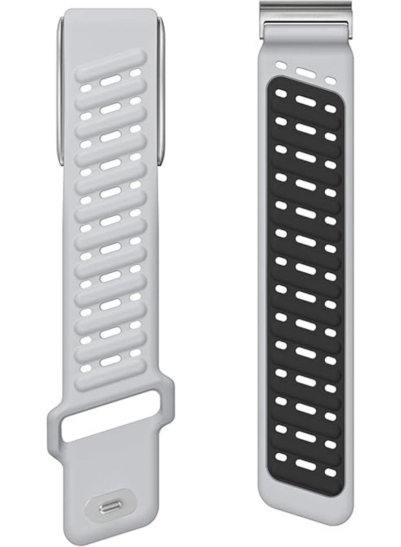 تمبو سوار سبورت فليكس سيليكون مُعدّل لجهاز هوب 5.0 ون & بيك - أنه سوار مقاوم للماء والعرق مع موصل على شكل حرف U - ملحق لياقة بدنية فاخر | غير متوافق مع الجيل الرابع - Image 3