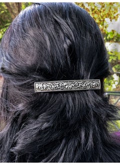 Oberon Design Lily Hair Clip, Extra Large Hand Crafted Metal Barrette Made in the USA with a 100mm Imported French Clip by Oberon Design  - Image 5