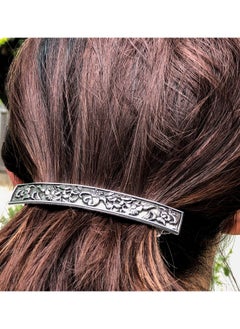 Oberon Design Lily Hair Clip, Extra Large Hand Crafted Metal Barrette Made in the USA with a 100mm Imported French Clip by Oberon Design  - Image 4