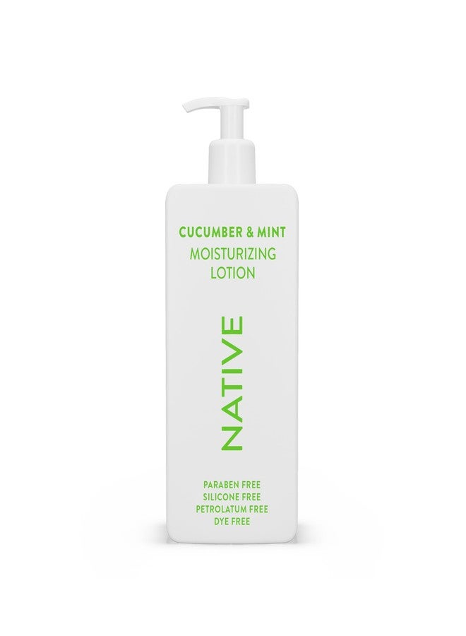Native Body Lotion Contains Naturally Derived Plant-Based Moisturizers for Women and Men | Restores Dry Skin, Cucumber & Mint, 16.5 fl oz - Image 1
