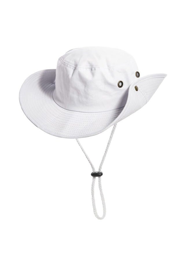 UTOWO Sun-Hats-for-Men-with-UV-Protection-Wide-Brim Bucket Fishing Safari Boonie Hat for Summer (XL; 23 5/8-24), White, XL - Image 1