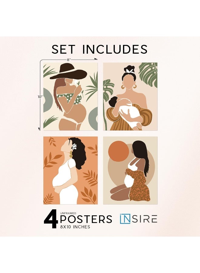 Insire Breastfeeding Room Decor, Lactation Room Sign, Pregnancy Wall Art, Pregnancy Poster, Pregnancy Picture Signs, Breastfeeding Pictures, Baby Shower Gifts, Baby Shower Decor - Unframed (8x10â€) - Image 2