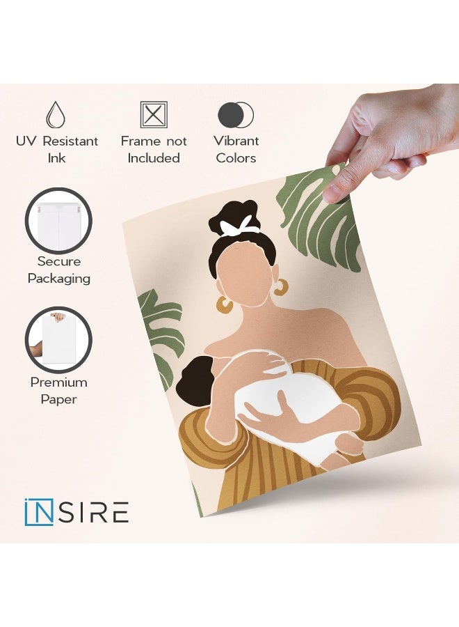 Insire Breastfeeding Room Decor, Lactation Room Sign, Pregnancy Wall Art, Pregnancy Poster, Pregnancy Picture Signs, Breastfeeding Pictures, Baby Shower Gifts, Baby Shower Decor - Unframed (8x10â€) - Image 4