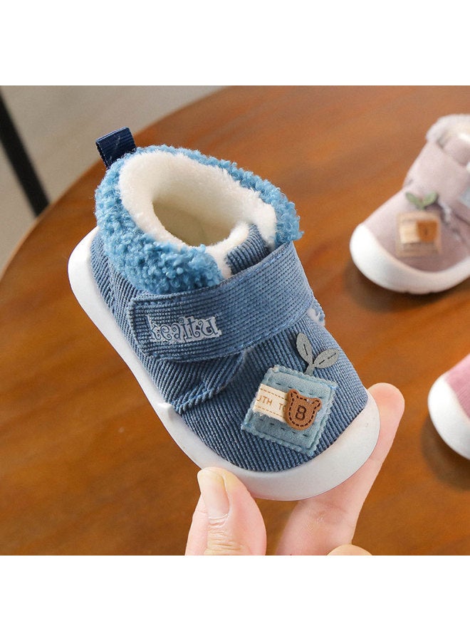 Baby Shoes Autumn And Winter New Men's Baby Women Thickened Cotton Toddler Shoes 0-1 12 Years Old Cotton Shoes Soft Bottom